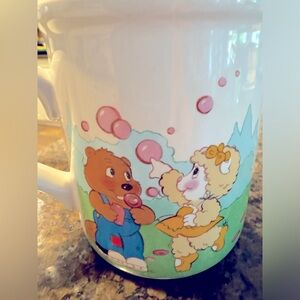 1985 Get Along Gang Cup Mug Cartoon Clubhouse Caboose.  no cracks or scratches